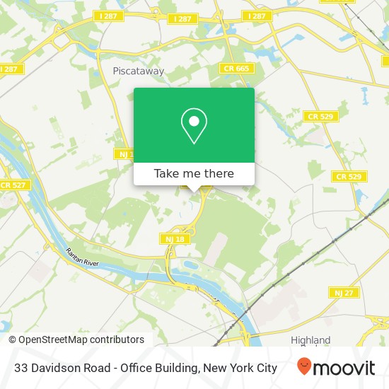 33 Davidson Road - Office Building map