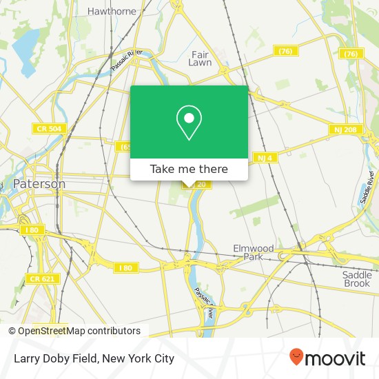 Larry Doby Field map