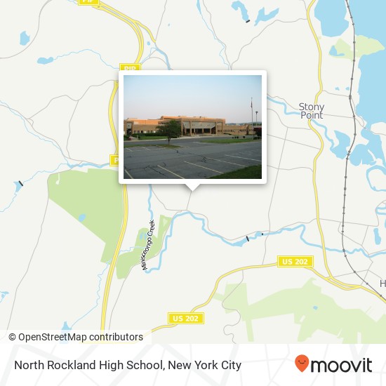 North Rockland High School map