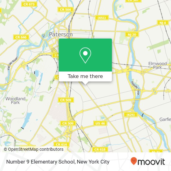 Mapa de Number 9 Elementary School