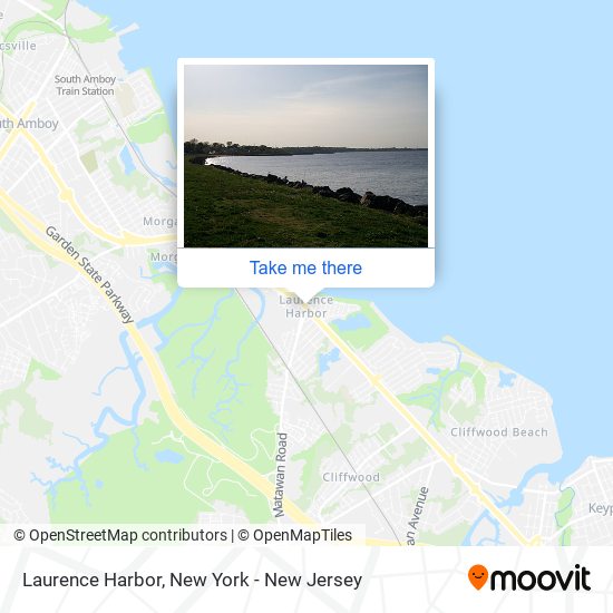 Mapa de Laurence Harbor