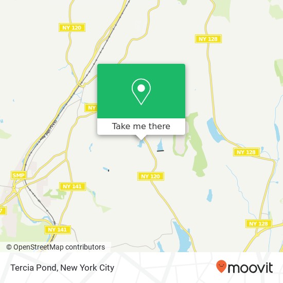 Tercia Pond map