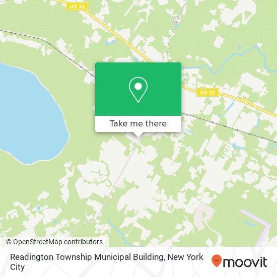 Readington Township Municipal Building map