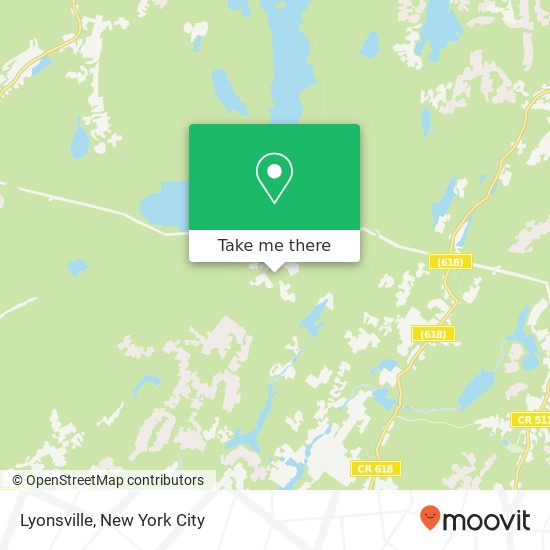 Lyonsville map
