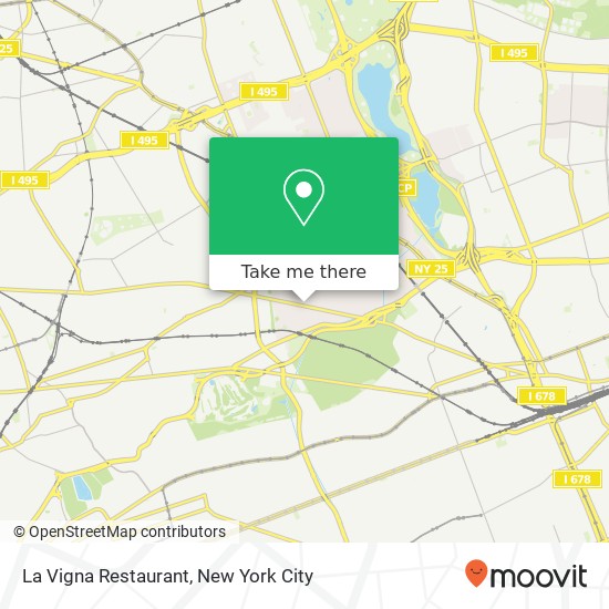 La Vigna Restaurant map