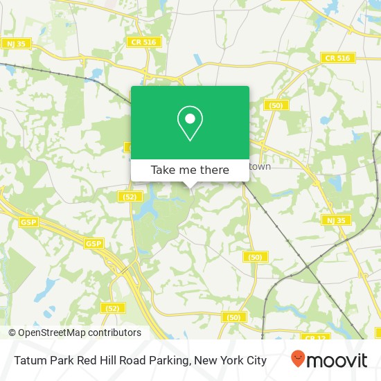 Mapa de Tatum Park Red Hill Road Parking