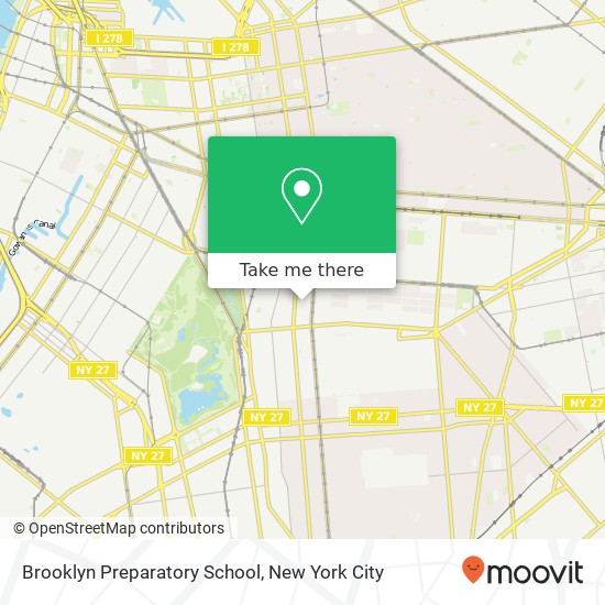 Mapa de Brooklyn Preparatory School