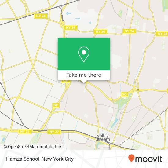 Mapa de Hamza School