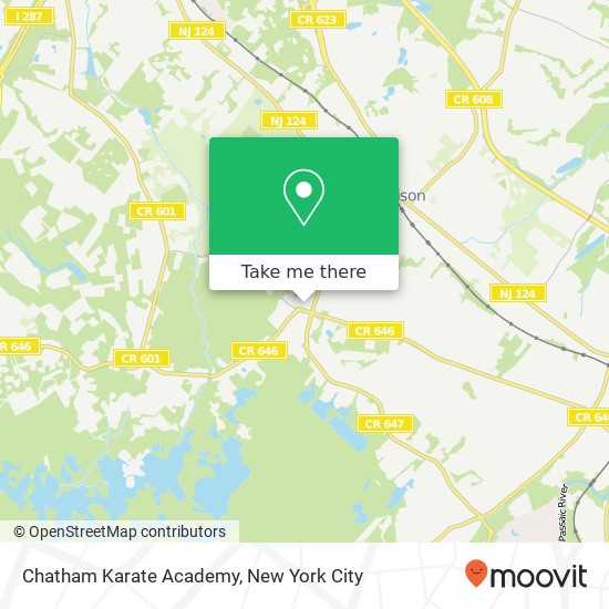 Mapa de Chatham Karate Academy