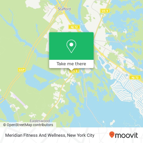 Meridian Fitness And Wellness map