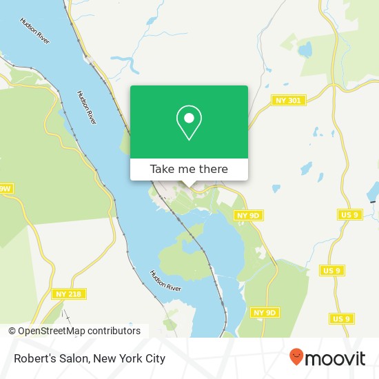 Robert's Salon map