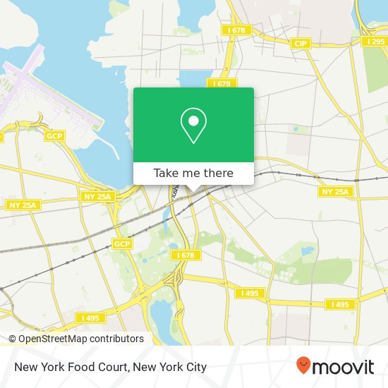 New York Food Court map