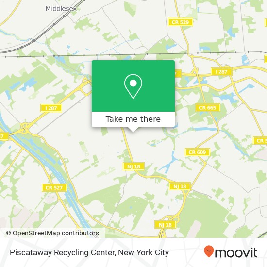 Piscataway Recycling Center map