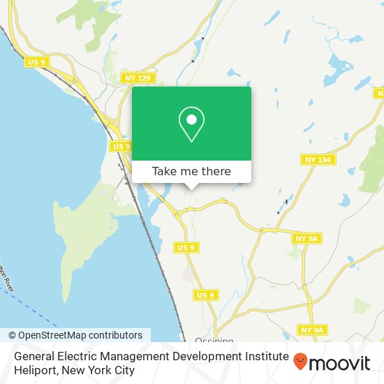 Mapa de General Electric Management Development Institute Heliport