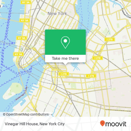 Vinegar Hill House map