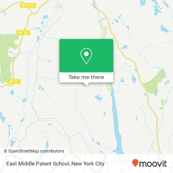 Mapa de East Middle Patent School