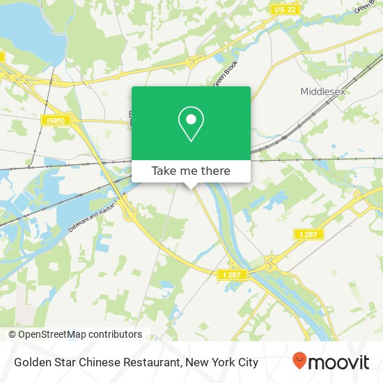 Golden Star Chinese Restaurant map