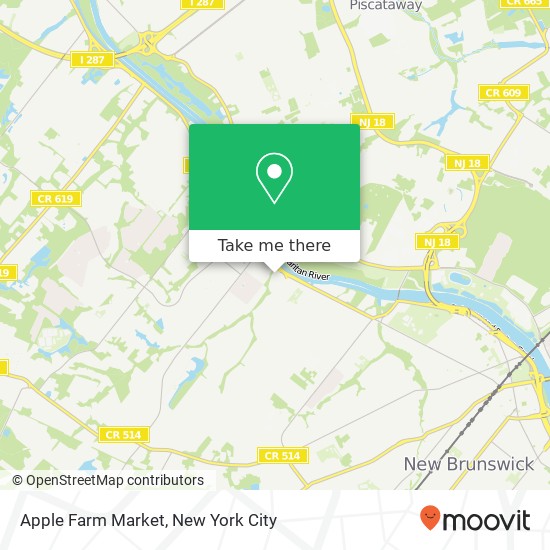 Apple Farm Market map