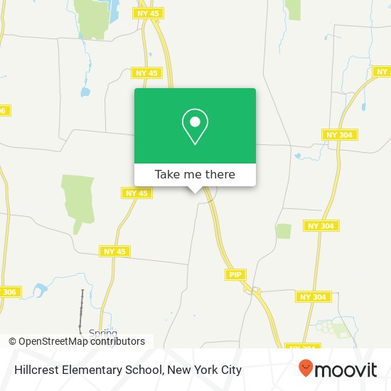 Mapa de Hillcrest Elementary School