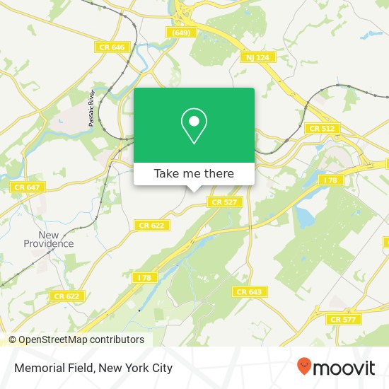 Memorial Field map