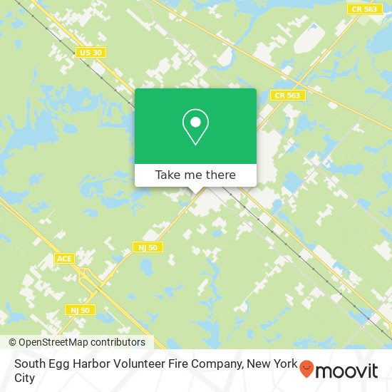 Mapa de South Egg Harbor Volunteer Fire Company