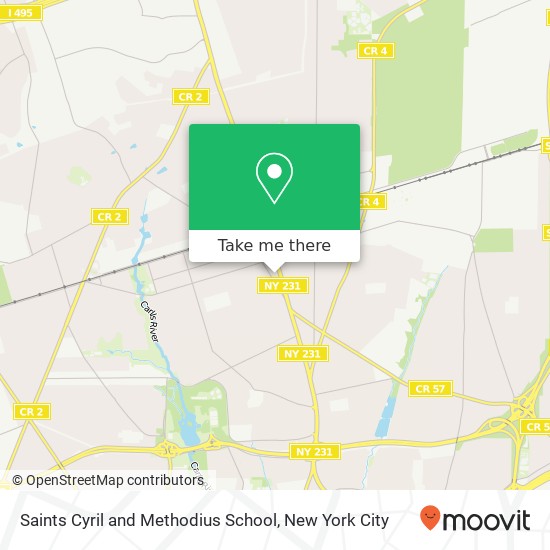 Mapa de Saints Cyril and Methodius School