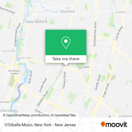 O'Dibella Music map