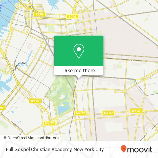 Mapa de Full Gospel Christian Academy