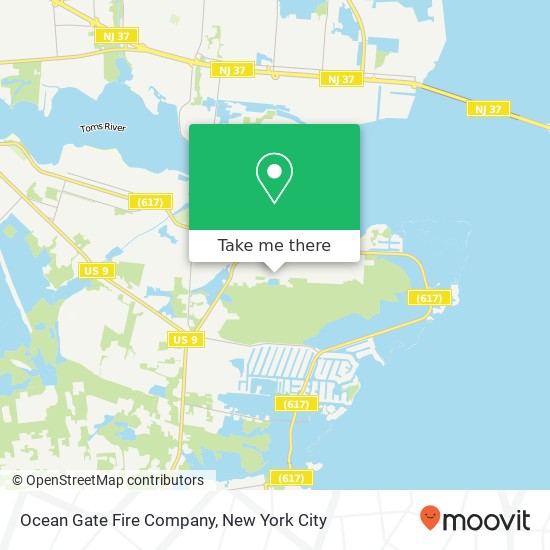 Ocean Gate Fire Company map