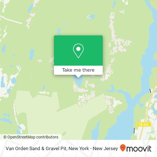 Van Orden Sand & Gravel Pit map