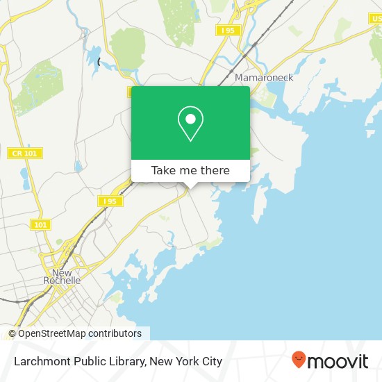 Mapa de Larchmont Public Library
