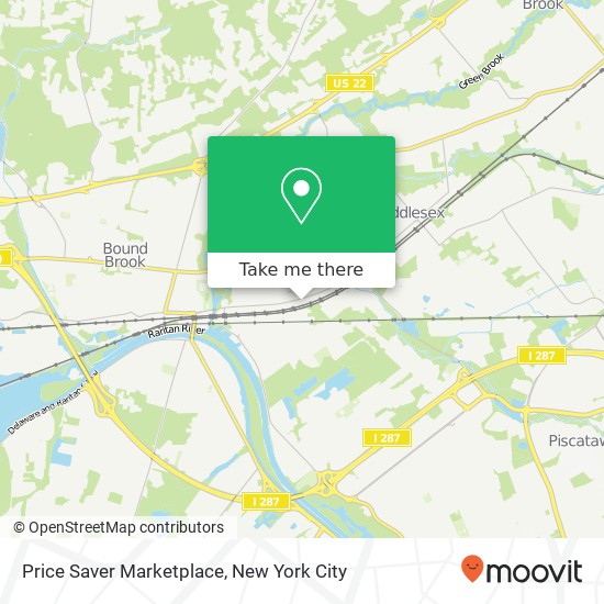 Price Saver Marketplace map