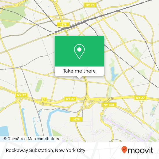 Rockaway Substation map