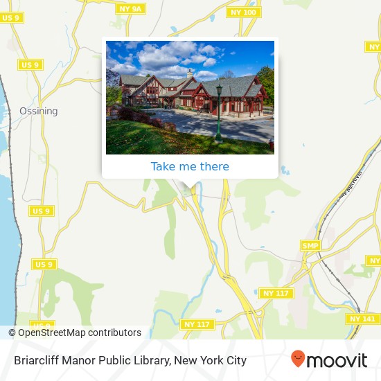 Mapa de Briarcliff Manor Public Library