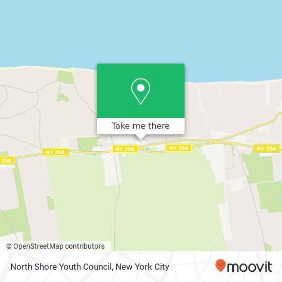 North Shore Youth Council map