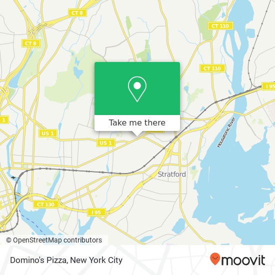 Domino's Pizza map