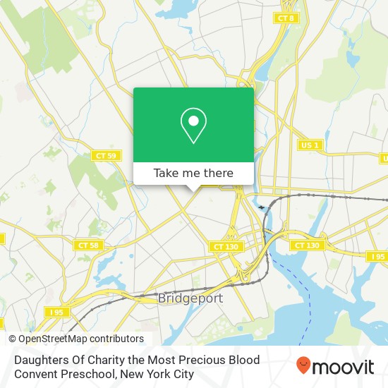 Daughters Of Charity the Most Precious Blood Convent Preschool map