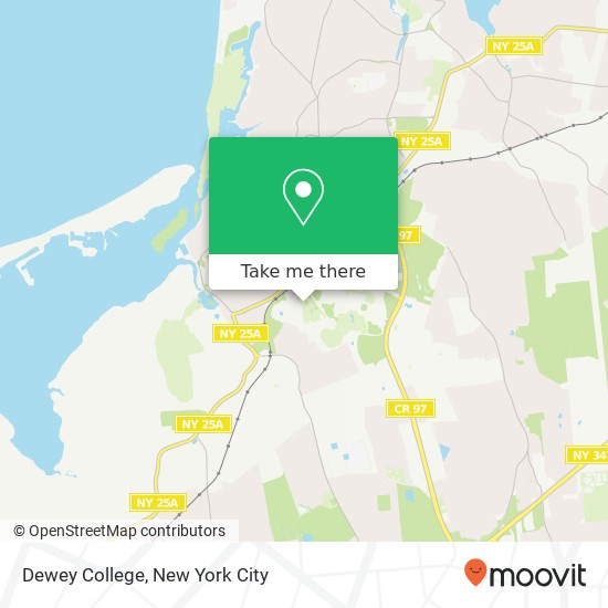 Dewey College map