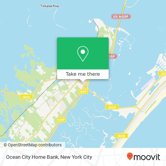 Ocean City Home Bank map