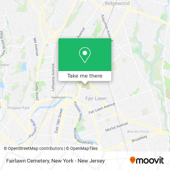 Mapa de Fairlawn Cemetery