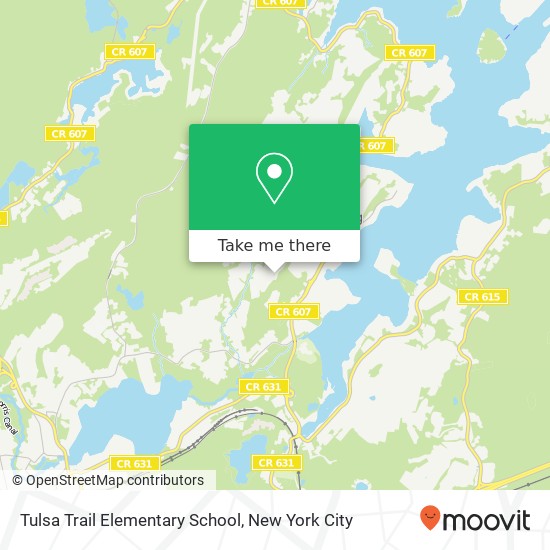 Mapa de Tulsa Trail Elementary School