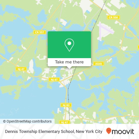 Dennis Township Elementary School map