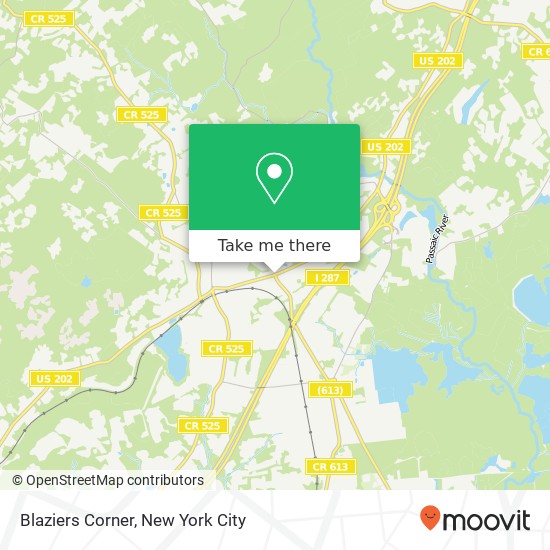 Mapa de Blaziers Corner