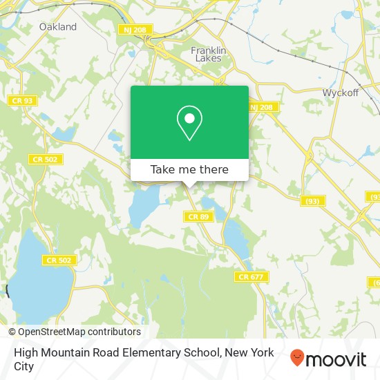 Mapa de High Mountain Road Elementary School