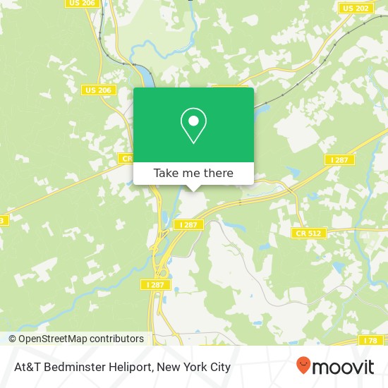 Mapa de At&T Bedminster Heliport