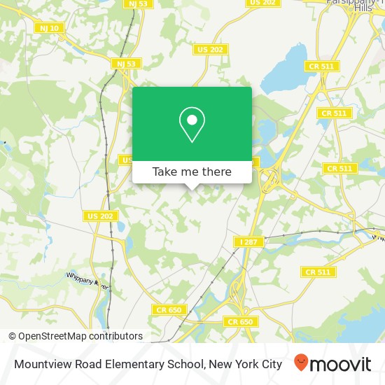 Mapa de Mountview Road Elementary School