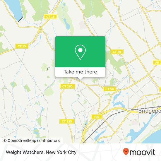 Mapa de Weight Watchers