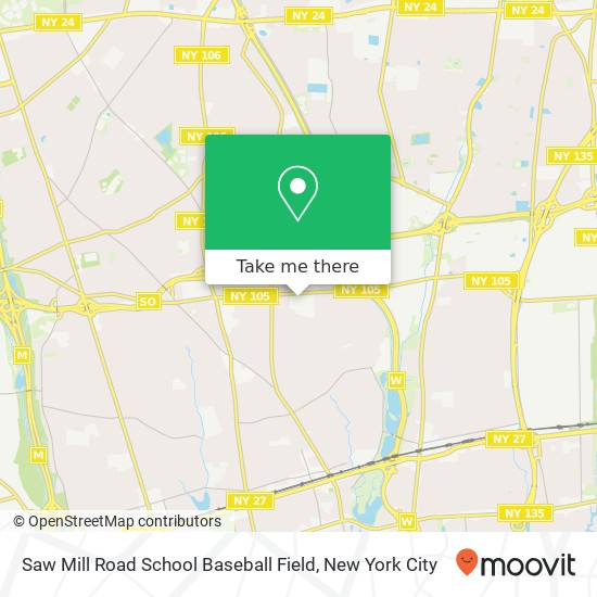 Mapa de Saw Mill Road School Baseball Field