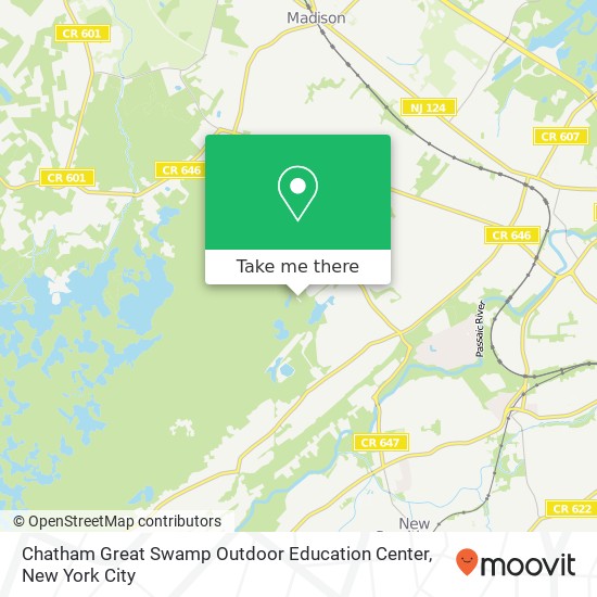 Chatham Great Swamp Outdoor Education Center map