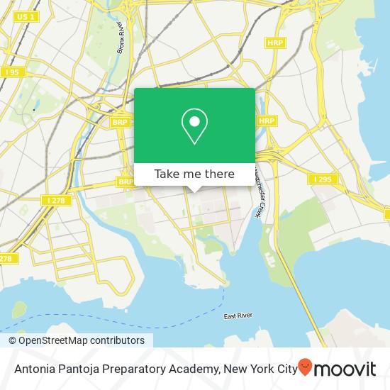Mapa de Antonia Pantoja Preparatory Academy